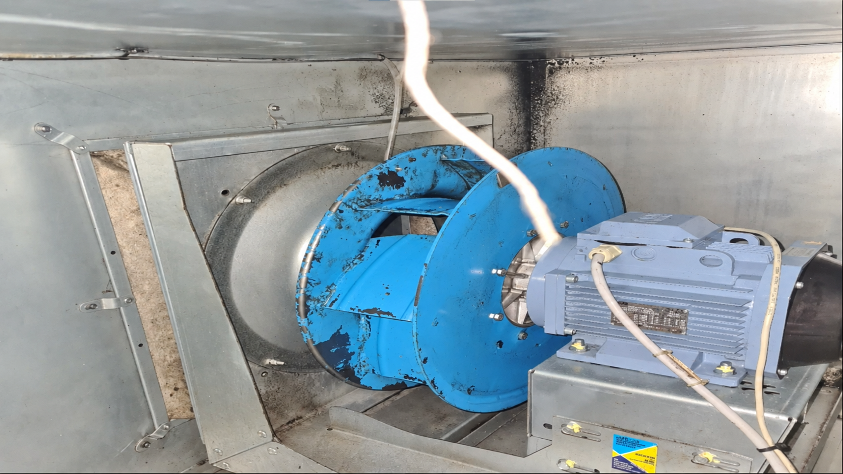 Centrale de traitement d'air après nettoyage