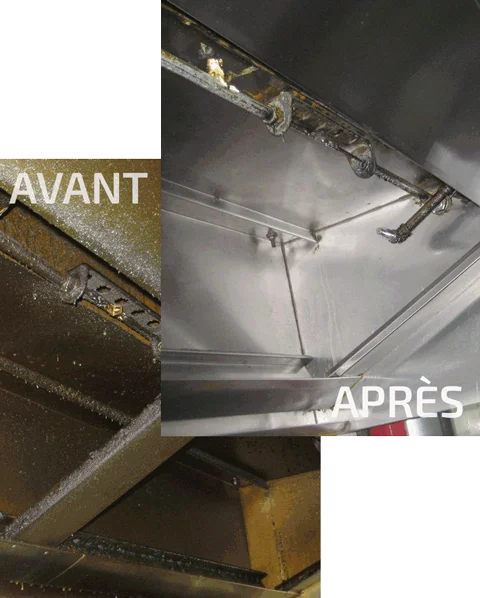 Entretien d'un système d'extraction de four de boulangerie