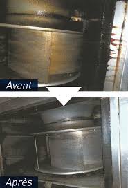 Résultat après entretien du système d'extraction
