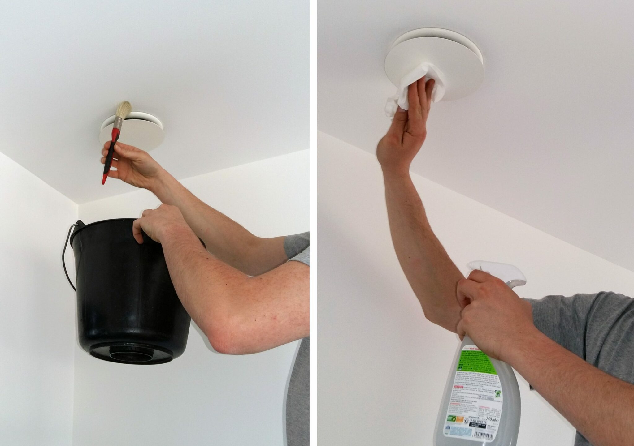 Éléments de ventilation après entretien